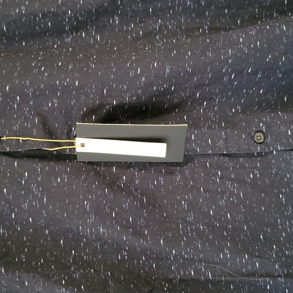 NWT  cactus man blue patterned long sleeve button up men's extra large - Picture 2 of 10